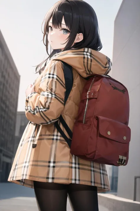 <lora:burberry_v0.6:1>
1girl, burberry plaid, backpack,, masterpiece, best quality, highly detailed