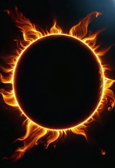 Create an image depicting a dramatic scene of a total solar eclipse, capturing the moment when the moon fully obscures the sun, casting its shadow on the Earth. Show the sun's corona glowing around the dark silhouette of the moon, with hints of solar prominences and Bailey's beads visible in the surrounding darkness. Include the awe-inspiring sight of stars becoming visible in the daytime sky as the world is plunged into temporary darkness. 4k, hyperrealism with high detail, HD quality, a masterpiece of high detail