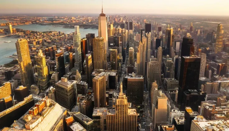 a classic landscape painting of tilt shift photography of a new york city street from above , by Edmund Charles Tarbell