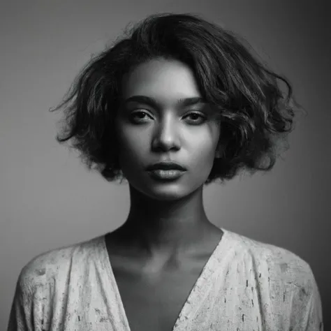 fashion model
monochrome grayscale black and white b&w cool shadows warm highlights soft focus black and white classic sound stage vintage film grain scratches patina directed cinematography movie film classic Gai Qi and by Betye Saar