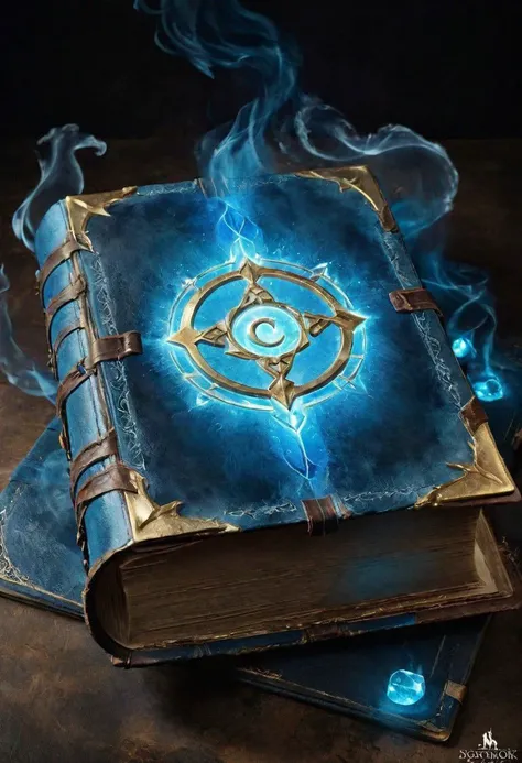 An enchanting open book emitting ethereal Frostfire runes. The book, with weathered leather covers and delicate gold trim, exudes an air of ancient mystique. The vibrant blue and luminescent white runes dance in mid-air, casting an otherworldly glow. This mesmerizing image, captured in a stunning photograph, showcases the intricate details and impeccable craftsmanship of the book, transporting viewers to a realm of arcane wonders.
Jarek Kubicki, Giovanni Boldini, Gabriele Dell'otto, Georges Clairin