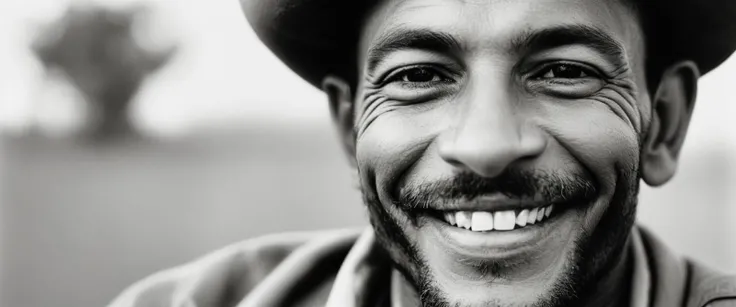 stylized by Pierre-Auguste Renoir, Michael Carson, close up of a small Moroccan (Man:1.1) , very light smile, he is dressed in a Czech Safari clothing that was inspired by Jaguar, It is Ruby Red and Ivory, Short exposure, Ilford FP4 125, 80mm