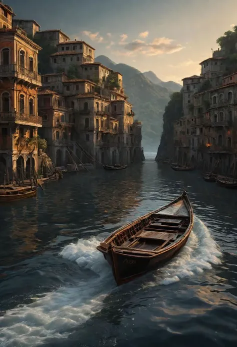 barco en un rio,
perfect composition,
beautiful detailed intricate insanely detailed octane render trending on artstation,
8 k artistic photography,
photorealistic concept art,
soft natural volumetric cinematic perfect light,
chiaroscuro,
award - winning photograph,
masterpiece,
oil on canvas,
raphael,
caravaggio,
greg rutkowski,