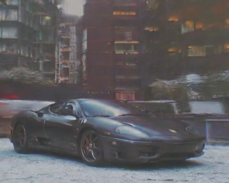 analog gloomy photo of an iridescent silver ferrari 360moderna car with lowered suspension <lora:360moderna:1> ((at night)), in a city, (many dark modern chinese skyscrapers in the background:1.3)), ((people walking on the street)), futuristic, magical, surreal, dreamy, High Detail, Sharp focus, (photorealism), realistic, best quality, 8k, award winning, dramatic lighting, epic, cinematic, masterpiece, rim light, ambient fog:1.5, dutch angle, ultra wide angle lens, <lora:old_siemens:1>, old_siemens, night sky, black sky, ((moonlit)), retro, vhs <lora:old_camera_vhs_footage_mix:1> <lora:badvhs_v1:1>, ((strong bloom)), 90s car photography, 90s <lora:epiCRealismHelper:1> <lora:photorealistic02:1> <lora:vintage_slider_v10:1>