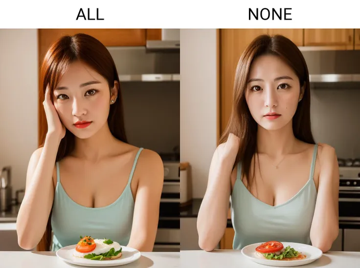 masterpiece, best quality,1girl,upper body,photorealistic,8k raw photo,dishes
 <lora:photorealistic02:1:ALL>