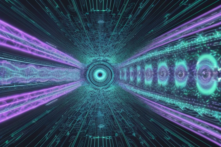 Mind-signal transmission peaked distorted bent, Unrestrained neuroreceivers short-circuit, System parameters over-gained. Nervethreads decoding the stream of the reality-inverting revolution. The patterned untruth of non-dream: The closed eye visual delusion.