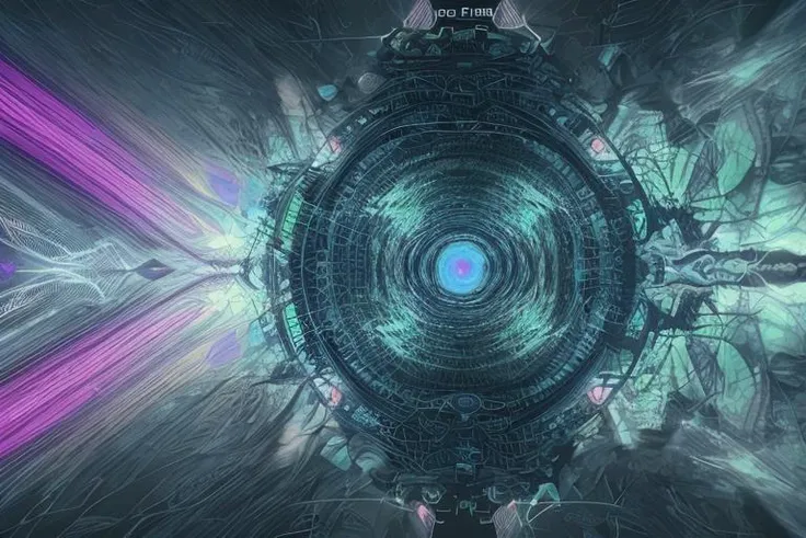 Mind-signal transmission peaked distorted bent, Unrestrained neuroreceivers short-circuit, System parameters over-gained. Nervethreads decoding the stream of the reality-inverting revolution. The patterned untruth of non-dream: The closed eye visual delusion.