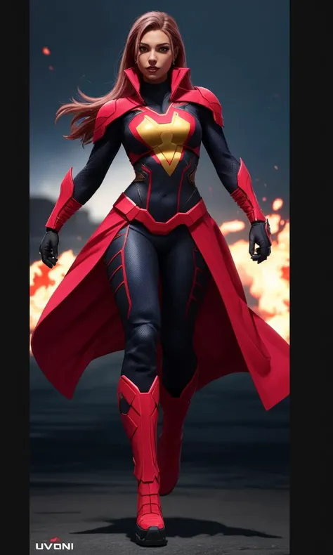 heromkr2023, 8k, uhd, best quality, masterpiece, full body, 1girl, vibrant colors, soldier, America,