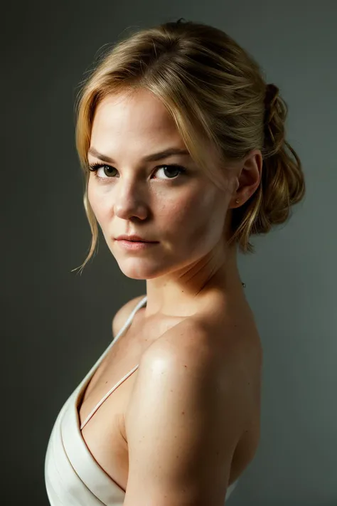photoshoot of jenniferMorr1, (blonde hair), (pixie cut), , detailed skin texture, (blush:0.2), (goosebumps:0.3), (doctor outfit), subsurface scattering, Photorealistic, Hyperrealistic, Hyperdetailed, analog style, hip cocked, demure, detailed skin, matte skin, soft lighting, subsurface scattering, realistic, heavy shadow, masterpiece, best quality, ultra realistic, 8k, golden ratio, Intricate, High Detail, film photography, soft focus