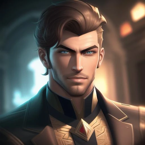 game icon of handsome man