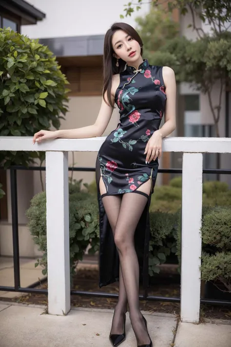 Best quality, masterpiece, ultra high res, (photorealistic:1.4), 1girl,
<lora:yuzij_20231215043034-000006:0.6>yuzij,outdoors, qipao, chinese clothes, pantyhose, high heels,