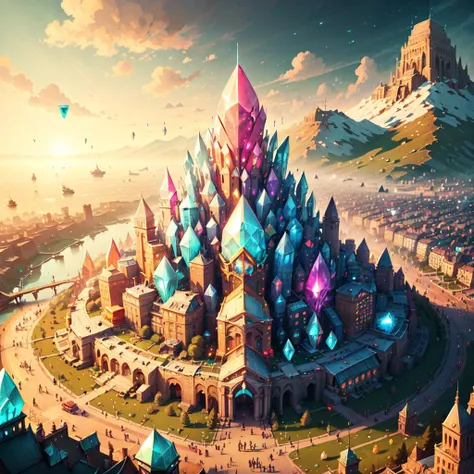 <lora:GemstoneAI-000012:.8> GemstoneAI, city , illustration