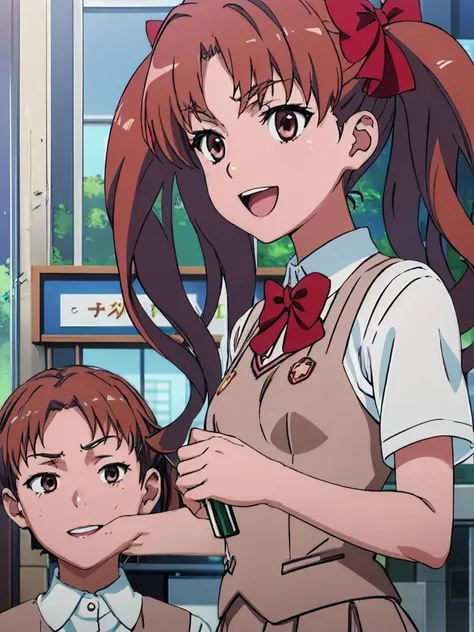 (((pixel-perfect, detail-perfect))) best quality, masterpiece, 1girl <lora:shirai-toaru:1> misaki shokuhou <lora:detail_slider_v4:1> ,tokiwadai school uniform, bow :d different poses,