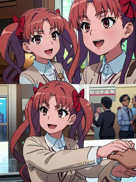(((pixel-perfect, detail-perfect))) best quality, masterpiece, 1girl <lora:shirai-toaru:1> misaki shokuhou <lora:detail_slider_v4:1> ,tokiwadai school uniform, bow :d different poses,