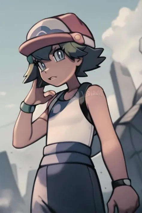 <lora:dabdabil-06:1> dabdabil, solo, misty from pokemon, masterpiece, best quality