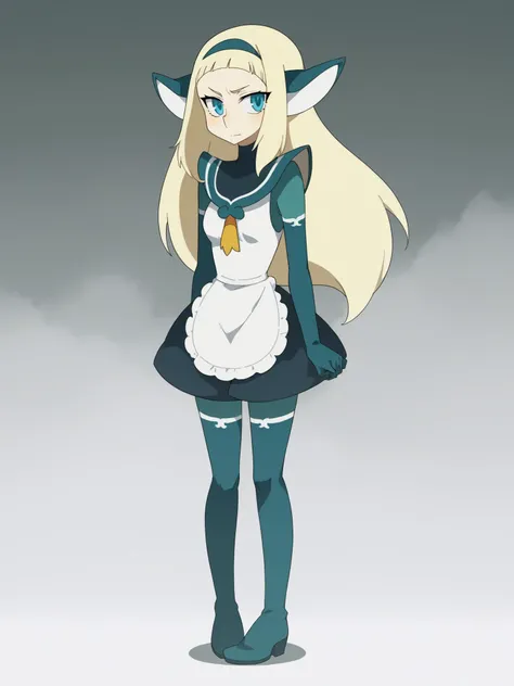 score_9, score_8_up, score_7_up, BREAK, source_anime, source_cartoon
1gir, solo, bakarajurgen, blonde hair, long hair, blue eyes, hairband <lora:BakaraJurgenXL:1>
maid, full body