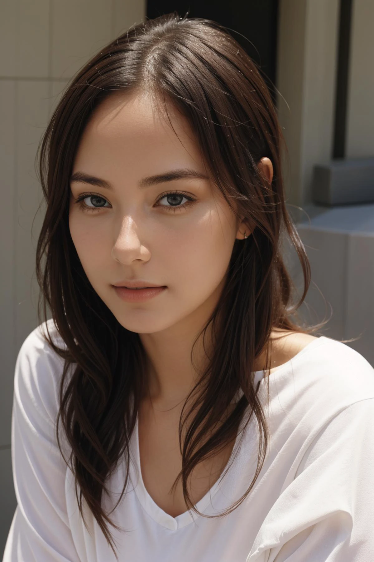 photo of a beautiful girl realism