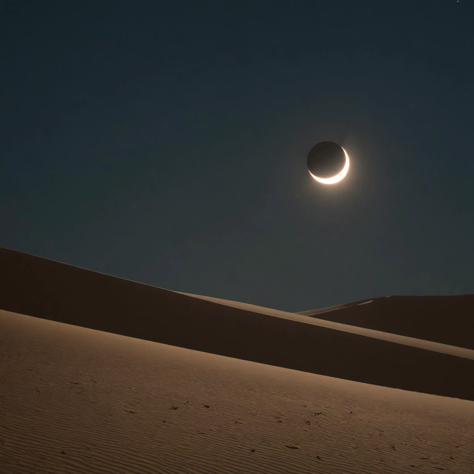 Dune, Solar Eclipse, extremely detailed, DSLR, f/5.6, Shutter Speed 1/15 sec, ISO400, White Balance Auto, Exposure Compensation "+2.5 EV", Shutter Priority Shooting Mode, Framing, focus Mode Manual, Spot Metering