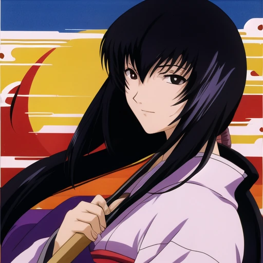 <lora:Yukishiro_Tomoe:.9>, Yukishiro_Tomoe, black_hair,