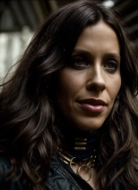 analog style, modelshoot style, close up portrait of sks woman wearing a post-human civilization living in virtual worlds, bold, dark colours, <lora:epiNoiseoffset_v2:1>, <lora:locon_claudiablack_v1_from_v1_64_32:1.25>