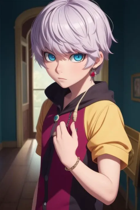 masterpiece, best quality, illustration, 1boy, solo, male focus, looking at viewer, upper body, depth of field, <lora:alexander_nikolaevich_hell:0.68>, alexander_nikolaevich_hell, silver hair, blue eyes, jewelry, indian costume, , 12k resolution