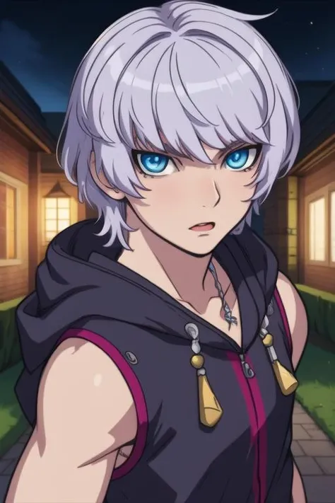 masterpiece, best quality, illustration, 1boy, solo, male focus, looking at viewer, upper body, depth of field, <lora:alexander_nikolaevich_hell:0.72>, alexander_nikolaevich_hell, silver hair, blue eyes, jewelry, burglar costume, , HDR