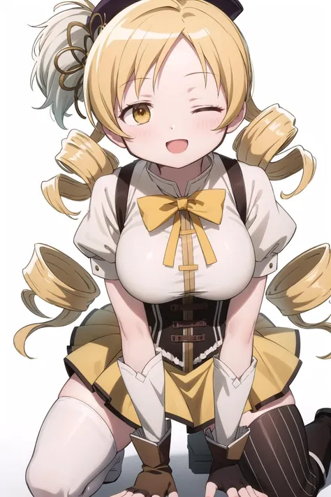 Ong_hair, twin tails, low_twin tails, Hello, yellow_eye, light_Brown_hair, blush, Open_mouth, 前hair, smile, clavicle,highly detailed eye. sharp focus, confused, highest quality, 1 girl, alone, flat chest,(naked),female masturbation,cum in pussy,