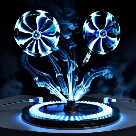 ((best quality)), ((masterpiece)), ((realistic,digital art)), (hyper detailed), smoke Compact System, Hearing Protection,Fiber Optic Cables,Fans,Glare Reduction,I/O Ports (Input/Output), Moiré, Prickly, , octane rendering, raytracing, volumetric lighting, Backlit,Rim Lighting, 8K, HDR, <lora:magik_smoke_v1.1:1>