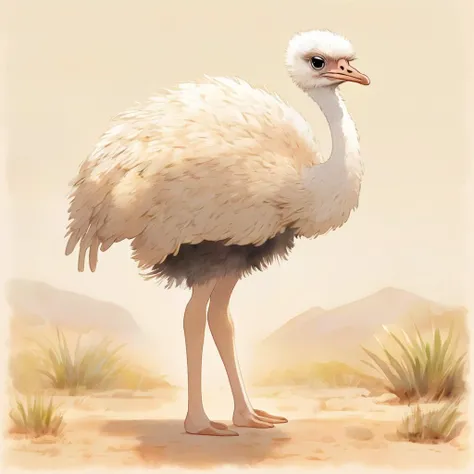 ostrich. solo.
<lora:loha_animal_sdxl:1>