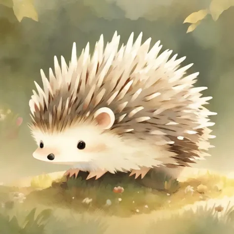 cute hedgehog. solo.
 <lora:loha_animal_sdxl:1>