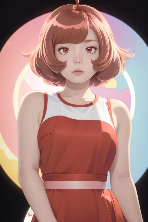antiBlur, photography, 1girl, solo, short gradient color hair, red lipsitck, looking at viewer, Bee_n_Puppycat, <lora:Bee_n_Puppycat:1>, masterpiece,best quality,extremely detailed,fine details,official art,unity 8k wallpaper,4K,8K,UHD, (upper body:1.5)