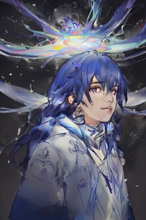 <lora:Duskfall_Artv2-10:1> Duskfall Art, (masterpiece, best quality, ultra-detailed, highres), ((best illustration)), perfect face, sidelighting,  ray tracing, sci-fi, Sentient cloud of blue grey smoke, lavender miasma BREAK eyes peering through with vivid eyes BREAK bland expression ,depth_of_field,very detailed background,  great composition,Dynamic angle,(fantasy),extreme light and shadow,(detailed eyes),beautiful detailed eyes, violet and blue fog lights, dusty vision,  perfect lighting , perfect anatomy, upper body ,close up , pov