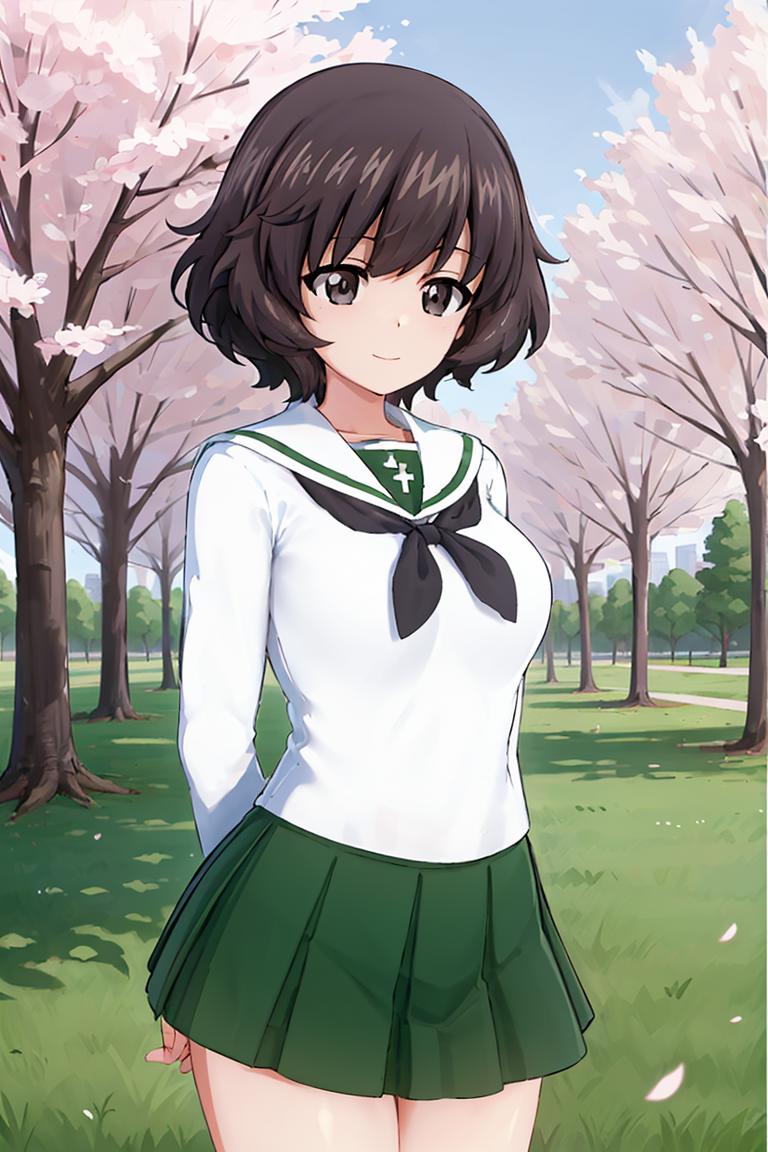 Girls und Panzer Akiyama Yukari Akiyama Yukari v1.0