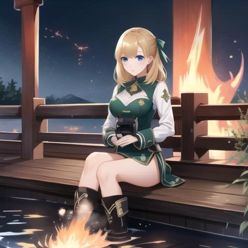 realistic, photo-realistic, award winning masterpiece with incredible details, epic stunning, masterpiece, best quality,
blue eyes,blonde hair,green bow,bangs,knee boots,white dress
1girl, dslayer, a man in a green and brown armor, the only thing they fear is you, rip and tear until it is done, he is doom, the slayer's time is now, posing for a picture, (sexy_scifi, woman in a silver space costume, wearing sexy_scifi, posing for a picture:0.75),thisisfine, staying positive, surrounded by flames, fire, sitting, smoke
sitting in watert, in water, in onsen, japan temple, torii, outdoors, sunset, plants, japan buildings,photographer, foreground, camera, <lyco:Cyber_Armor:0.85> , <lora:thisisfineV3:0.4> <lora:Vert_Green_Heart-01:1>