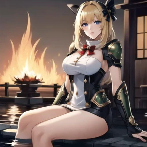 realistic, photo-realistic, award winning masterpiece with incredible details, epic stunning, masterpiece, best quality,
blue eyes,blonde hair,green bow,bangs,knee boots,white dress
1girl, dslayer, a man in a green and brown armor, the only thing they fear is you, rip and tear until it is done, he is doom, the slayer's time is now, posing for a picture, (sexy_scifi, woman in a silver space costume, wearing sexy_scifi, posing for a picture:0.75),thisisfine, staying positive, surrounded by flames, fire, sitting, smoke
sitting in watert, in water, in onsen, japan temple, torii, outdoors, sunset, plants, japan buildings,photographer, foreground, camera, <lyco:Cyber_Armor:0.85> , <lora:thisisfineV3:0.4> <lora:Vert_Green_Heart-01:1>