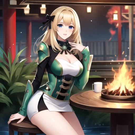 realistic, photo-realistic, award winning masterpiece with incredible details, epic stunning, masterpiece, best quality,
blue eyes,blonde hair,green bow,bangs,knee boots,white dress
1girl, dslayer, a man in a green and brown armor, the only thing they fear is you, rip and tear until it is done, he is doom, the slayer's time is now, posing for a picture, (sexy_scifi, woman in a silver space costume, wearing sexy_scifi, posing for a picture:0.75),thisisfine, staying positive, surrounded by flames, fire, sitting, smoke
sitting in watert, in water, in onsen, japan temple, torii, outdoors, sunset, plants, japan buildings,photographer, foreground, camera, <lyco:Cyber_Armor:0.85> , <lora:thisisfineV3:0.4> <lora:Vert_Green_Heart-01:1>