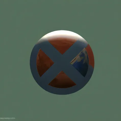 blue, red, black color scheme, modern logo
planet mars in background
green panel background
<lora:modernlogo:1>
