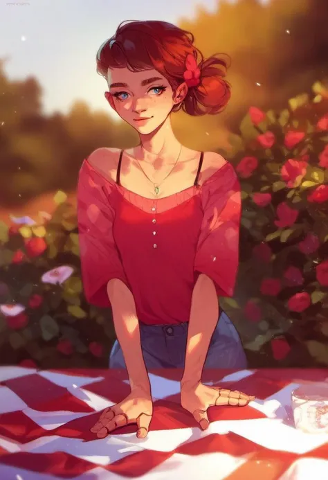 source_cartoon, rating_safe, <lora:Rainwater_SDXL_Pony:0.8>, robot female, sitting at a picnic table on a sunny day, score_9, score_8_up, score_7_up, score_6_up, score_5_up, score_4_up