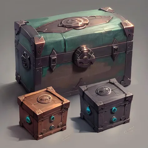 zrpgstyle sprite sheet concept art of various treasure chests grey background
(masterpiece:1.2) (illustration:1.1) (best quality:1.2) (detailed) (intricate) (8k) (HDR) (wallpaper) (cinematic lighting) (sharp focus) <lora:AZovyaRPGArtistToolsLORAV2art:0.7>