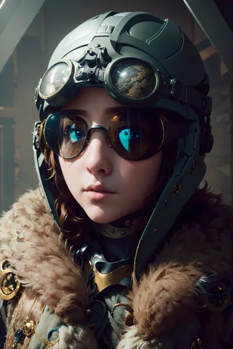 (8k, RAW photo, highest quality), beautiful girl, close up, ((aviary helmet with goggles)),avairy coat, (detailed eyes:0.8), (looking at the camera:1.4), (highest quality), (best shadow), intricate details, interior, dark studio, muted colors, steampunk,
<lora:epiNoiseoffset_v2:1> <lora:aToZovyaRPGArtists_sd15V2:0.8>