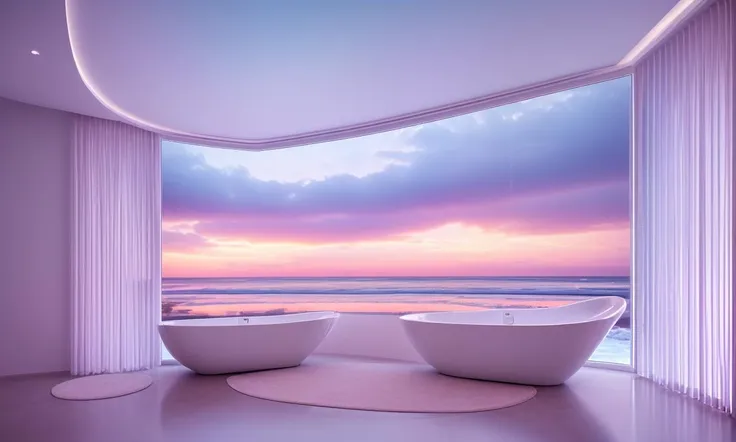 modern luxury lounge, mirrors, (large window)1,9, (led panel)1,9, (led light)+, (cold light)+, pastel tones, vivid colors, beautiful, RAW photo, photorealistic, masterpiece, highest quality, intricate details, 8k, hard shadows, volumetric lighting, sharp focus, ultra detailed, 4k, uhd, sharp lens, depth of field, studio photography hdr, 85mm, 3 5 mm film photo still, cinematic, epic, booscapes <lora:CrystallineAI-000009:0.75>