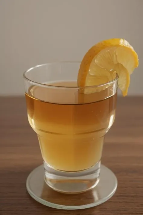 a glass of honey