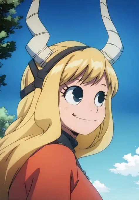 <lora:my_hero_academia:0.8>, pony_tsunotori, smirk,