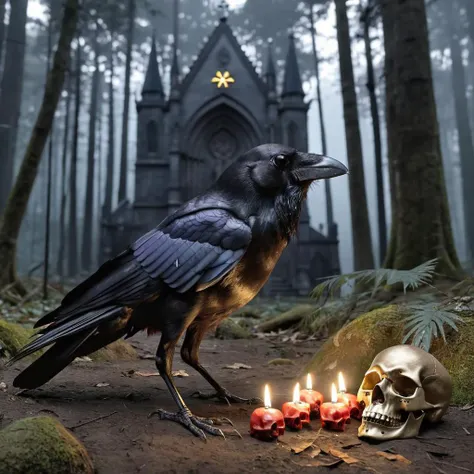 mountains of golden skulls, crow, outdoors, cathedral, duskull, dusk, yuuhi kurenai, the legend of zelda: tears of the kingdom, crows fall all over the ground, dark forest, lycoris radiata, 1girl, solo,
best quality, high quality, highres, masterpiece,
<lora:crow SDXL-000001:0.7>
<lora:SDXL Detail Tweaker XL ç»èè°æ´å¨ -3 3:3>
<lora:SDXL Darkness_Cinema:0.6>