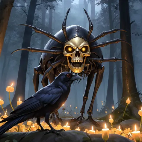 mountains of golden skulls, crow, cathedral, duskull, dusk, the legend of zelda: tears of the kingdom, crows fall all over the ground, dark forest, 1girl, solo, spider lily,
best quality, high quality, highres, masterpiece,
<lora:crow SDXL-000001:0.7>
<lora:SDXL Detail Tweaker XL ç»èè°æ´å¨ -3 3:3>
<lora:SDXL Darkness_Cinema:0.6>