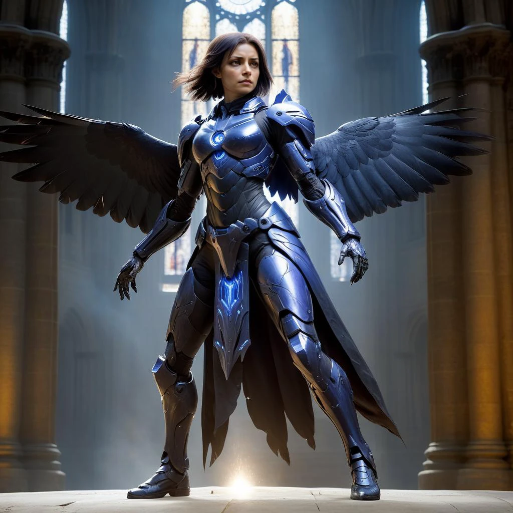 <lora:0 crow 200M SDXL-000005:0.8>
crow,best quality, masterpiece, master of epic, high quality, highres,1girl, cathedral, halo, full body, fight stance,mystic knight,
<lora:SDXL drunken_fist 0.1 触å fight stance:0.5>