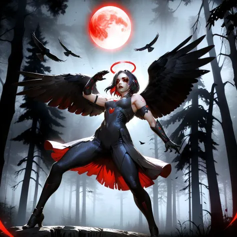 <lora:0 crow 200M SDXL-000005:0.8>
crow,best quality, masterpiece, master of epic, high quality, highres,1girl, fight stance, forest, night, blood moon, death flag, completely nude, vaginal object insertion, large breasts, bone,  ar
<lora:SDXL Detail Tweaker XL ç»èè°æ´å¨ -3 3:1>
 <lora:0 Sex Steamer SDXL 000002:0.5>