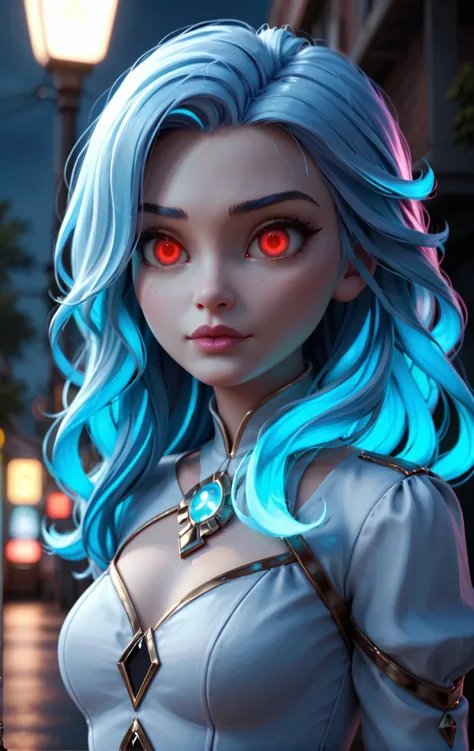 score_9, score_8_up, score_8, 3d, photorealistic, realistic photograph, cinematic, epic realism, soft shadows, hdr, 8K, details, <lora:add-detail-xl:1>, <lora:MJ52:0.7>, night, darkness, dark street, a girl with long glowing hair, <lora:glowing_hair:1> (HRGLW:1.2), HAIR, (GLOW:1.4), (NEON:1.4), (luminous hair:1.3), (glowing red eyes), (glowing hair), (lips glowing),