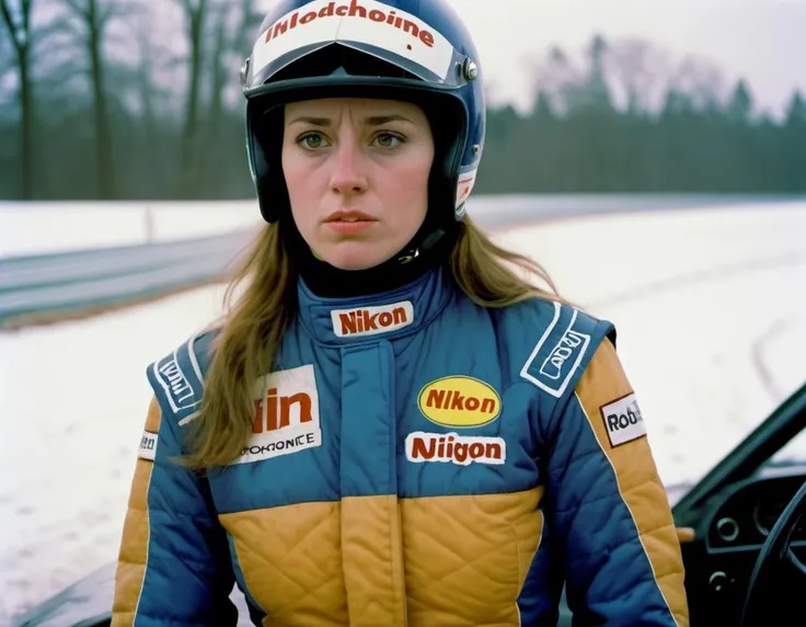 photograph, Unappetizing Nutty Female Race car driver, Winter, film grain, Nikon d3300, F/5, Kodachrome, art by Edward Robert Hughes, (cinematic still:1.2)
<lora:offset_0.2:0.5> <lora:add-detail-xl:0.7>