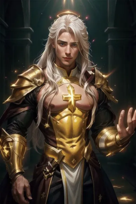 Disney style animation, ((1man, looks like African male dark skin)), (masterpiece), HD, detailed face, expressive eyes, perfect face, high quality, long hair, white hair, nude, stripped naked, wearing yellow bodysuit, pelvic curtain, detailed hands, spread legs, holding a glowing pink orb, battlepriest, cowboy shot, looking at viewer, detailed fantasy background, sunlight, fantasy, royal bedroon, cozy atmosphere, glowingrunesai_pink
<lora:Clothing - Battle Priest_v2:0.8>, <lora:dollface:1>, <lora:GlowingRunesAIv4:0.4>